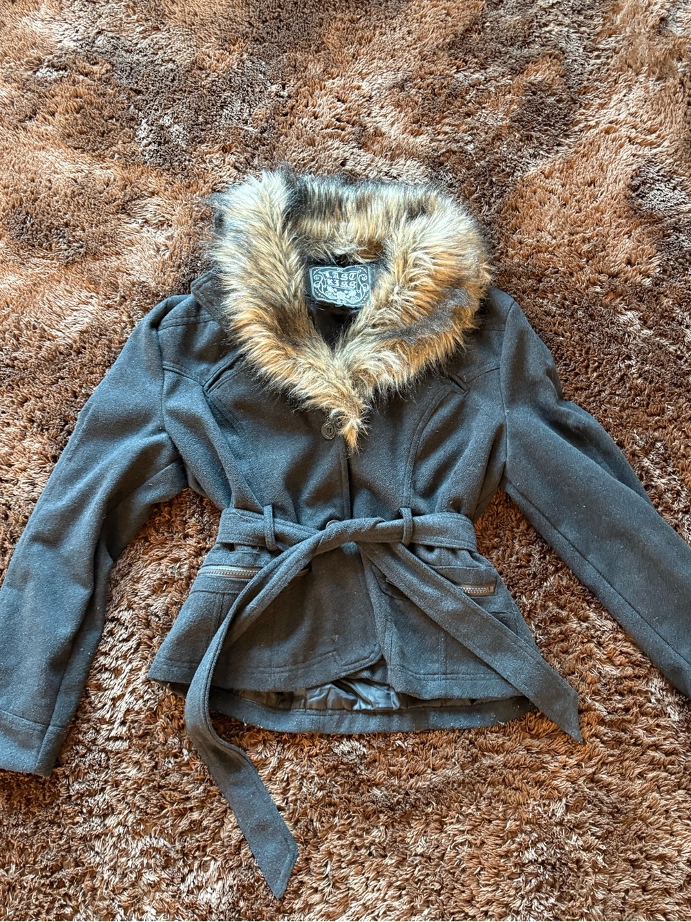 Y2K Last Kiss Button Up Parka